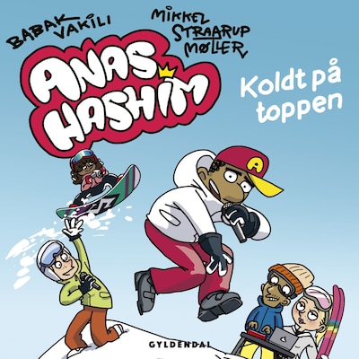 Anas Hashim - Koldt på toppen – omslag til lydbogen af Mikkel Straarup Møller, Babak Vakili