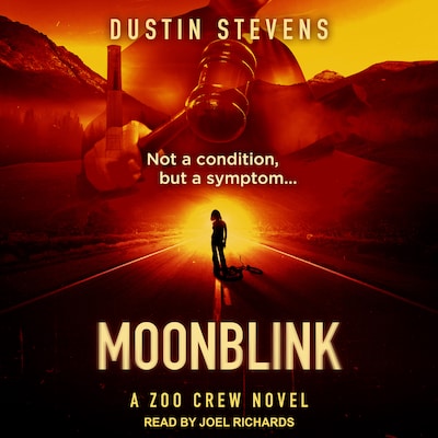 Moonblink – omslag til lydbogen af Dustin Stevens