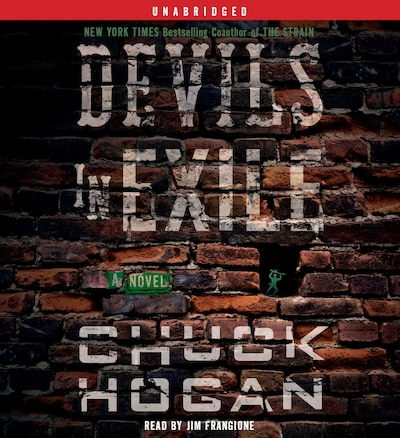 Devils in Exile – omslag til lydbogen af Chuck Hogan