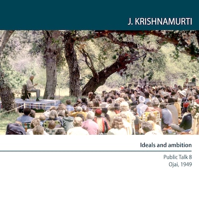 Ideals and Ambition – omslag til lydbogen af Jiddu Krishnamurti