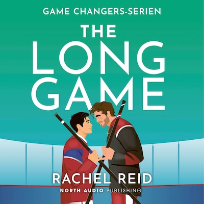 The Long Game (svensk utgåva) – omslag till ljudboken av Rachel Reid