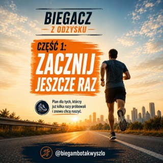 Biegacz z odzysku. Część 1: Zacznij jeszcze raz – okładka audiobooka, autor Łukasz Nester