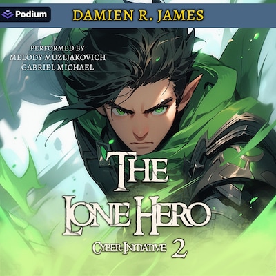 The Lone Hero 2 – omslag til lydbogen af Damien James