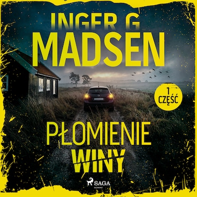 Płomienie winy: część 1 – okładka audiobooka, autor Inger Gammelgaard Madsen