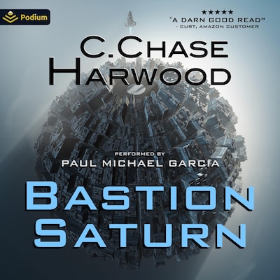 Bastion Saturn – omslag til lydbogen af C. Chase Harwood