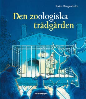 Den zoologiska trädgården – omslag till ljudboken av Björn Bergenholtz