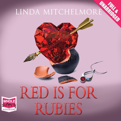 Red is for Rubies – omslag til lydbogen af Linda Mitchelmore