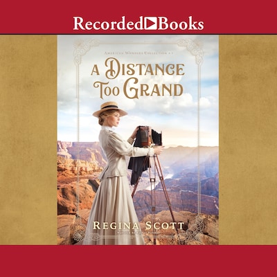 A Distance Too Grand – omslag til lydbogen af Regina Scott