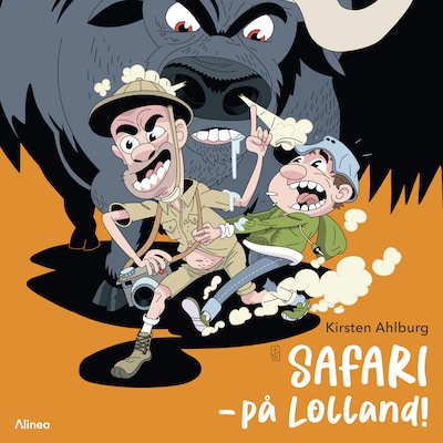 Safari – på Lolland – omslag til lydbogen af Kirsten Ahlburg