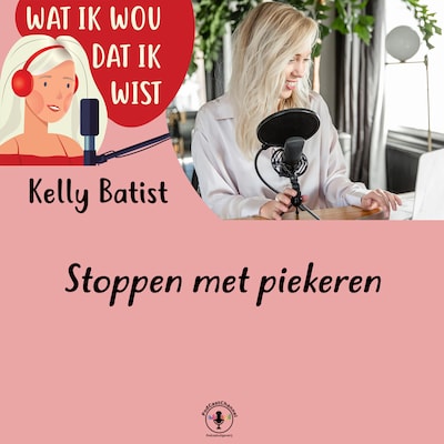Stoppen met piekeren – omslag van het luisterboek van Kelly Batist