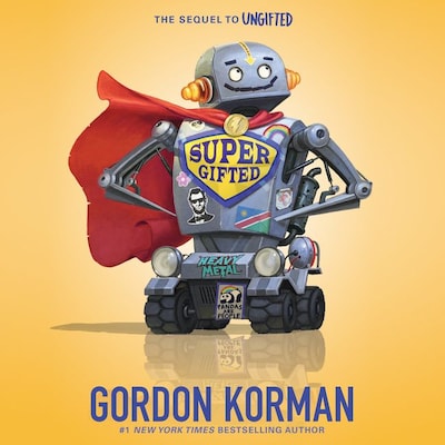 Supergifted – omslag til lydbogen af Gordon Korman