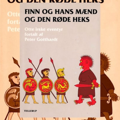 Finn og hans mænd og den røde heks – omslag til lydbogen af Peter Gotthardt