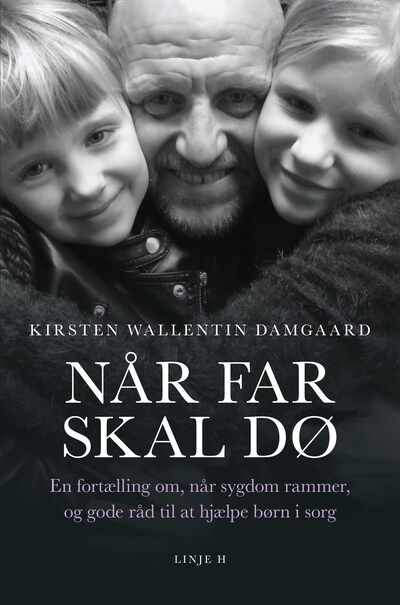 Når far skal dø – omslag til lydbogen af Kirsten Wallentin Damgaard