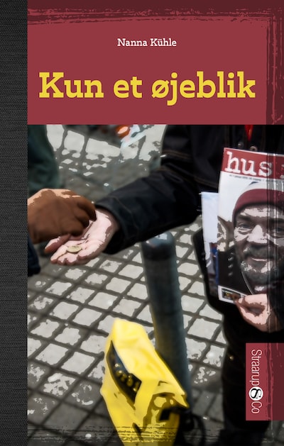 Kun et øjeblik – omslag til lydbogen af Nanna Kühle