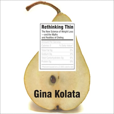 Rethinking Thin – omslag til lydbogen af Gina Kolata