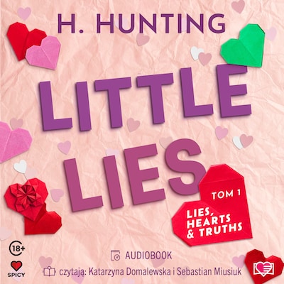 Little Lies. Lies, Hearts & Truths. Tom 1 – okładka audiobooka, autor Helena Hunting