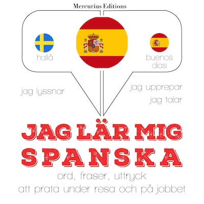 Jag lär mig spanska – omslag till ljudboken av JM Gardner