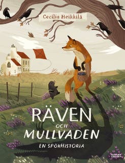 Räven och mullvaden. En spökhistoria – omslag till ljudboken av Cecilia Heikkilä