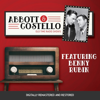 Abbott and Costello: Featuring Benny Rubin – omslag til lydbogen af Bud Abbott, Lou Costello