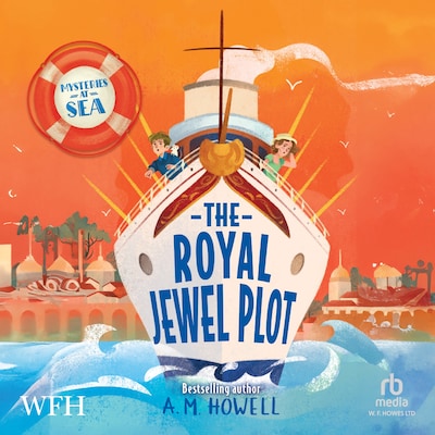 Mysteries at Sea: The Royal Jewel Plot – omslag til lydbogen af A.M. Howell