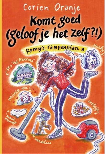 Komt goed (geloof je het zelf?!) – omslag van het luisterboek van Corien Oranje