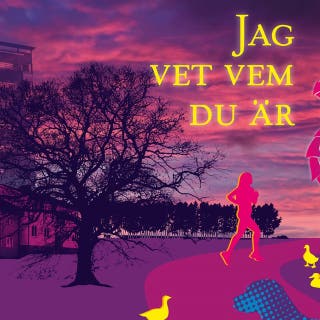 Jag vet vem du är – omslag till ljudboken av Kerstin Erlandsson-Svevar