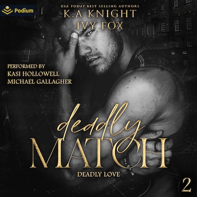 Deadly Match – omslag til lydbogen af K.A. Knight, Ivy Fox