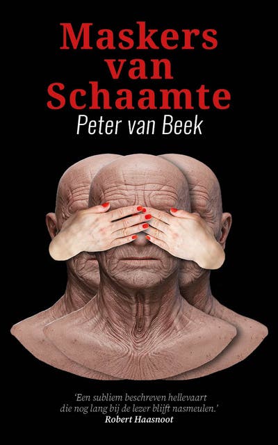 Maskers van Schaamte – omslag van het luisterboek van Peter van Beek