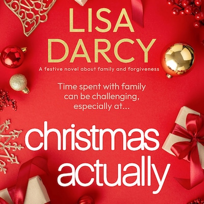 Christmas Actually – omslag til lydbogen af Lisa Darcy
