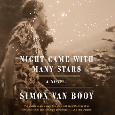 Night Came With Many Stars – omslag til lydbogen af Simon Van Booy