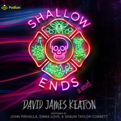Shallow Ends – omslag til lydbogen af David James Keaton