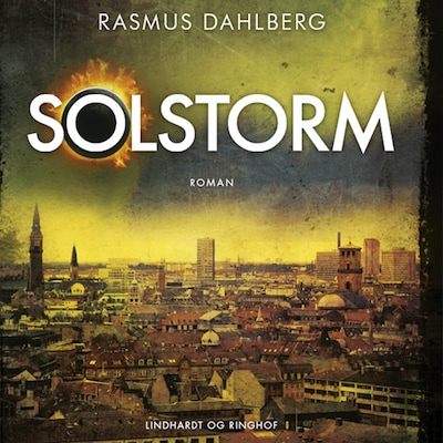 Solstorm – omslag til lydbogen af Rasmus Dahlberg
