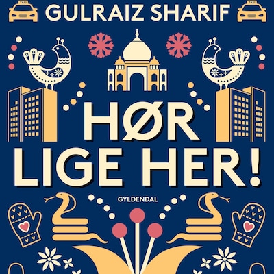 Hør lige her! – omslag til lydbogen af Gulraiz Sharif