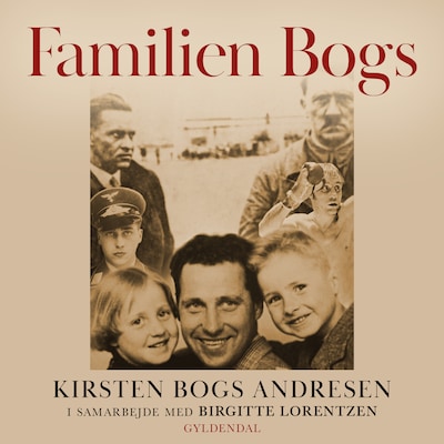 Familien Bogs – omslag til lydbogen af Kirsten Bogs Andresen, Birgitte Lorentzen