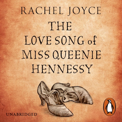 The Love Song of Miss Queenie Hennessy – omslag til lydbogen af Rachel Joyce