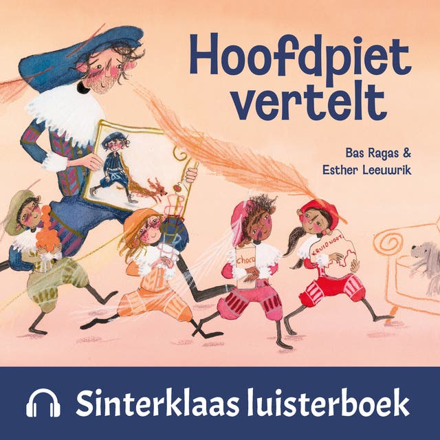 Hoofdpiet vertelt – omslag van het luisterboek van Bas Ragas