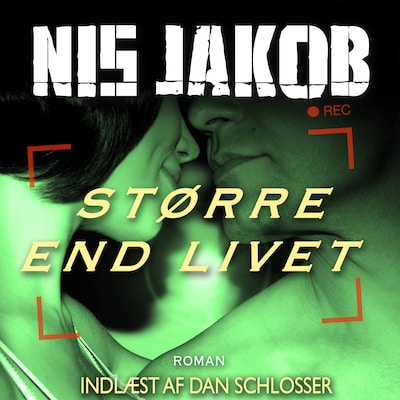 STØRRE END LIVET – omslag til lydbogen af Nis Jakob