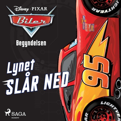 Biler - Begyndelsen - Lynet slår ned – omslag til lydbogen af Disney