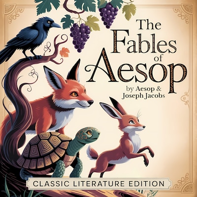 The Fables of Aesop (Classic Literature Edition) – omslag til lydbogen af Aesop, Joseph Jacobs
