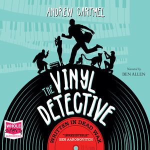 Written in Dead Wax – okładka audiobooka, autor Andrew Cartmel