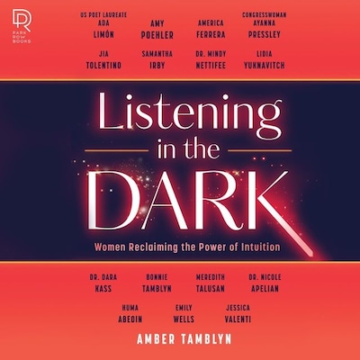 Listening in the Dark – omslag til lydbogen af Amber Tamblyn
