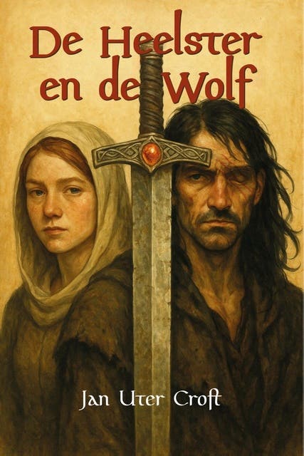 De heelster en de wolf – omslag van het luisterboek van Jan Uter Croft