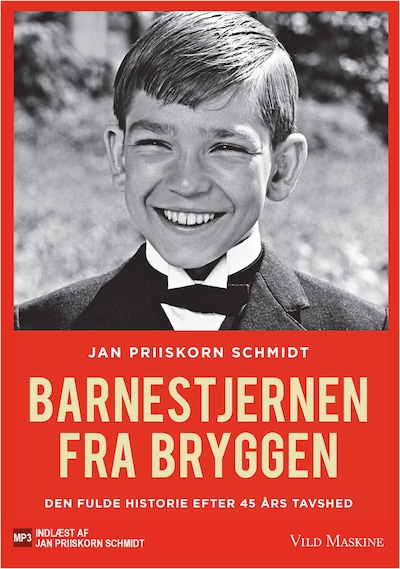 Barnestjernen fra Bryggen – omslag til lydbogen af Jan Priiskorn Schmidt, Klaus Thodsen