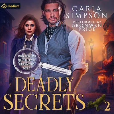 Deadly Secrets – omslag til lydbogen af Carla Simpson