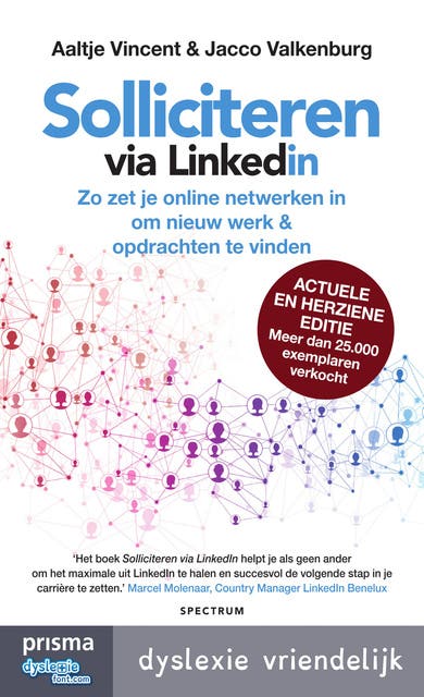 Solliciteren via LinkedIn: Zo zet je online netwerken in om nieuw werk en opdrachten te vinden – omslag van het luisterboek van Jacco Valkenburg (IPRC),Vincent, Mw. A.