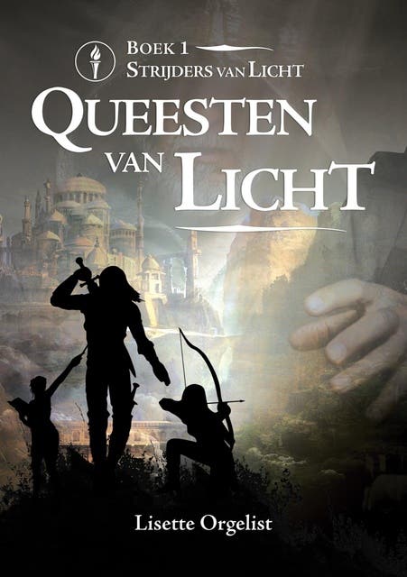Queesten van Licht – omslag van het luisterboek van Lisette Orgelist