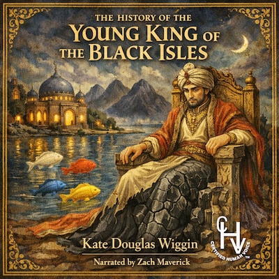 The History of the Young King of the Black Isles – omslag til lydbogen af Kate Douglas Wiggin