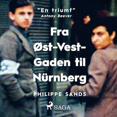 Fra Øst-Vest-Gaden til Nürnberg – omslag til lydbogen af Philippe Sands