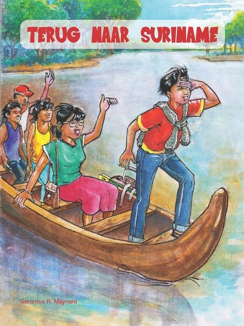 Terug naar Suriname – omslag van het luisterboek van G.R. Maynard