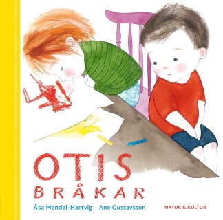 Otis bråkar – omslag till ljudboken av Åsa Mendel-Hartvig